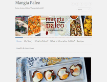Tablet Screenshot of mangiapaleo.com